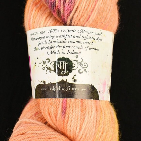 Hedgehog Fibres Sporty Merino Yarn 17.5mic Merino Wool Hand-Dyed Monarch - Picture 3 of 4